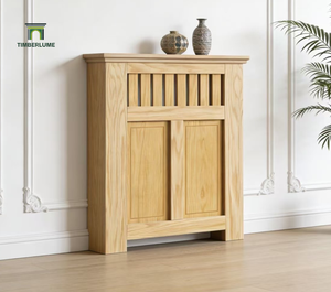 Cubierta de Radiador Moderna Enchapada en <span class=keywords><strong>Roble</strong></span>, Panel Frontal Sólido, OEM ODM para Marcas de Muebles de Decoración del Hogar de la UE y EE. UU. - Product Image 3