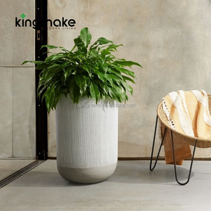 <span class=keywords><strong>Pot</strong></span> de fleurs moderne, <span class=keywords><strong>grand</strong></span>, <span class=keywords><strong>pour</strong></span> extérieur et intérieur, <span class=keywords><strong>pot</strong></span> de jardin, <span class=keywords><strong>pot</strong></span> en béton renforcé de fibre de verre <span class=keywords><strong>pour</strong></span> hôtel, villa, aménagement paysager - Product Image 4