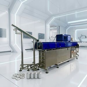 Système d'emballage entièrement automatique avec alimentation de capsules en aluminium, codage laser à fibres, lecteur de date, lecteur de codes QR et inspection par vision avec rejet des articles - Product Image 1