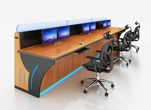 学校医院酒店办公家具机房指挥中心可定制现代钢制控制台平台桌 - Product Image 2