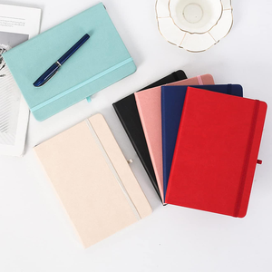 Carnet ligné <span class=keywords><strong>A5</strong></span>, journal professionnel, couleur unie, vert, <span class=keywords><strong>bloc</strong></span>-notes avec marque-page, bande élastique, papeterie de bureau - Product Image 6