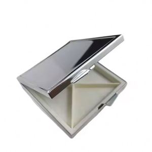 Hot Selling Shing Silver Stainless Steel Pill Organizer Box Waterproof Metal Pill Storage Case - Product Image 4