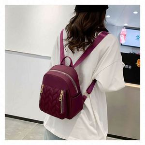 Free Sample 2023 custom logo european cute cheap mini nylon <b>ladies</b> travel waterproof <b>backpack</b> for girls - Product Image 6