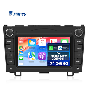 Radio de Coche Android Hikity 2 Din de 7'' para Honda CR-V 2007 2008 2009 2010 <span class=keywords><strong>2011</strong></span>, CarPlay Inalámbrico, Android Auto, GPS, WIFI, Proveedor Mayorista - Product Image 1