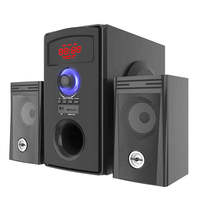 Altavoz de Escritorio con Cable y Bluetooth 2.1, Diseño Creativo y Moderno, Subwoofer USB, Sistema de Cine en Casa Multimedia para TV y PC