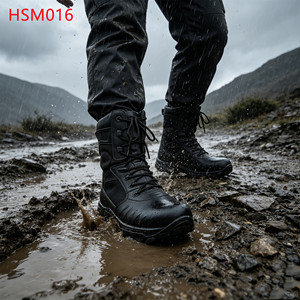 Botas Tácticas XYM, Antipinchazos, con Suela de <span class=keywords><strong>EVA</strong></span>+<span class=keywords><strong>Goma</strong></span>, Modelo Hua Singh, para Seguridad y Servicio, con Sistema de Soporte HSM016 - Product Image 3