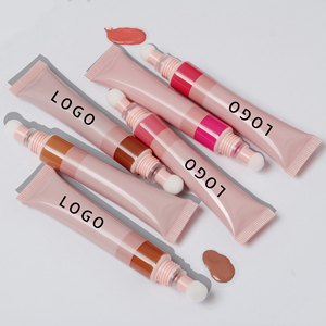 2024 nuevo colorete líquido de belleza maquillaje facial palo resaltador contorno rubor Etiqueta Privada palo con aplicador de cojín - Product Image 6