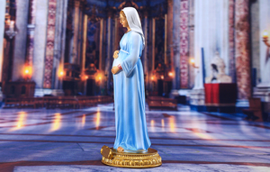 Statue de la <span class=keywords><strong>Vierge</strong></span> <span class=keywords><strong>Marie</strong></span> en Résine Classique de 21,3 cm, Notre-Dame de l'Espoir, Cadeau Religieux en Gros - Product Image 2