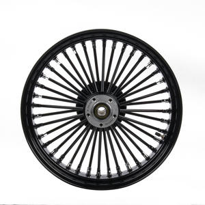 Rines Delanteros y Traseros Negros Brillantes Electrochapados <span class=keywords><strong>para</strong></span> <span class=keywords><strong>Harley</strong></span>-<span class=keywords><strong>Davidson</strong></span> Glide - Product Image 4