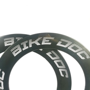 BIKEDOC <span class=keywords><strong>de</strong></span> engranaje fijo 28h 80 mm carbono <span class=keywords><strong>llanta</strong></span> Tubular <span class=keywords><strong>bicicleta</strong></span> con llantas brillantes 700C pista llantas <span class=keywords><strong>de</strong></span> ruedas Clincher - Product Image 5