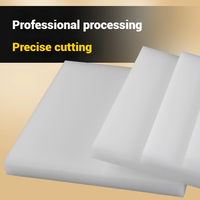 Panneau en polyéthylène de taille personnalisée feuille HDPE 3mm rouleau noir et blanc feuilles de plastique PE avec service de découpe