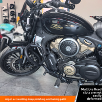 Pour Kove 625v : Sacoche latérale en cuir personnalisée, boîte arrière en toile, pare-chocs, dossier pliable – Accessoires de modification pour moto