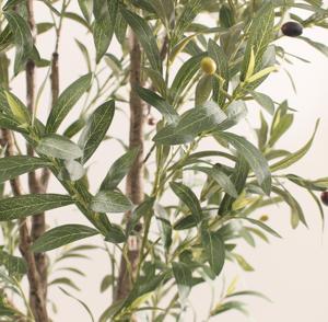 Plante d'olivier artificielle JWT4091, faible entretien, bonsaï <span class=keywords><strong>en</strong></span> plastique, plusieurs hauteurs de pots, convient pour la décoration intérieure - Product Image 3