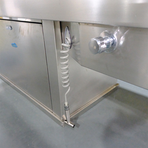 Table de nettoyage <span class=keywords><strong>mortuaire</strong></span> en acier inoxydable, station de <span class=keywords><strong>lavage</strong></span> et de désinfection des corps de type européen/américain pour hôpital, morgue, durable - Product Image 5