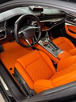 Décoration intérieure automobile tendance, ensemble complet, imperméable, 9D, housses de siège de voiture universelles en cuir pour Audi A6