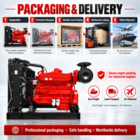 Moteur diesel industriel CUMMINS NTA855-P Série 300-500HP 1500-2100RPM pour pompe incendie, pompe à eau, drainage d'urgence, OEM