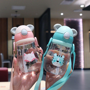 Nuevo <span class=keywords><strong>Koala</strong></span> Anti-caída a prueba de fugas bebé taza paja Bpa libre de plástico bebé botella de alimentación - Product Image 4