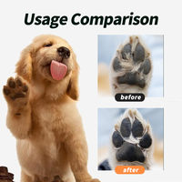 Pet Paw Cleaner Mousse Chien Patte Cleaner avec Brosse en Silicone Pet Chien Shampooing Urine Cleaner Mousse pour Patte