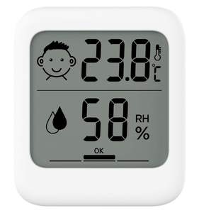 Monitor de medición de humedad y temperatura interior Termómetro digital Higrómetro con LCD grande Uso en la habitación - Product Image 1