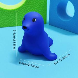 Jouet de bain en PVC en gros, canard jaune avec sifflet pour enfants - Product Image 2