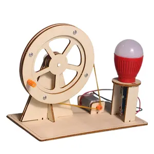 Gifts School Projects Educational Kits Wooden Science Experiment Toys STEM Toy Physics Learning Dynamo Generator Model