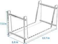 Support de rangement pour CD en acrylique, étagère pour disques vinyles, support d'affichage pour albums DVD, étagère de bureau pour usage domestique