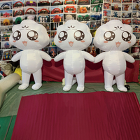 Personnalisation de dessins animés publicitaires gonflables, costume de mascotte gonflable personnalisé