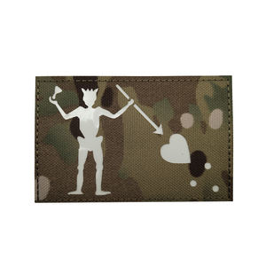 Fournisseurs chinois de patchs tactiques DEVGRU en laser, découpe laser, patch laser IR, Blackbeard Pirate <span class=keywords><strong>Edward</strong></span> <span class=keywords><strong>Teach</strong></span>, 3*5 pouces - Product Image 4