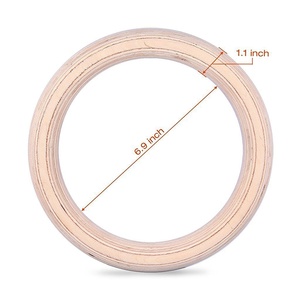 Venta directa de abedul, entrenadores de suspensión de gimnasia, anillo de ejercicio en casa de alta carga, seguro y duradero para entrenamiento - Product Image 5