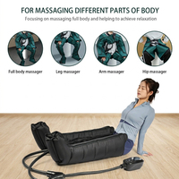 Botas de Compresión de Aire de 5 Cámaras para Recuperación de Piernas, Masajeador Relajante Muscular con Certificación 510(k), con Accesorios Opcionales para Todo el Cuerpo, OEM ODM