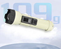 Lampe torche puissante à longue portée avec écran numérique, haute luminosité, rechargeable 21700, laser blanc puissant, lampe torche LED