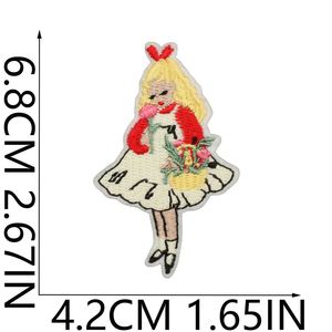 New Iron on Embroidery Angel <b>Camera</b> Mushroom Flower Bag Letter Patch for Clothes <b>Backpack</b> Decoration - Product Image 6