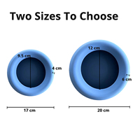 Gamelle en silicone moderne pour animaux de compagnie OEM&ODM, couleur personnalisée, pour l'alimentation lente des chiens et l'eau