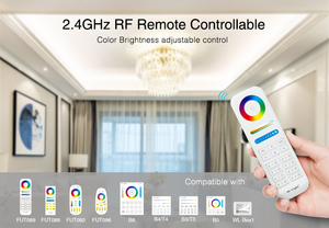 Milight & mipboxer 2,4g беспроводной <span class=keywords><strong>4</strong></span> зоны Fut038 Mi Light Rf Беспроводной Rgbw светодиодный контроллер для гибкого 5050 3528 Rgbw светодиодные полосы света - Product Image 5