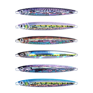 Esca in metallo da pesca con stampa 3d di nuovo stile da 40g/60g/80g/100g/120g/150g/200g da jigging verticale - Product Image 1
