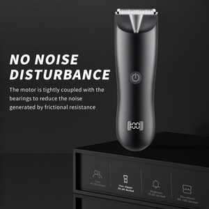 Recortadora de vello corporal OEM/ODM, recortadora de barba, afeitadora eléctrica para hombres, recortadora de vello púbico con luz, kit de aseo - Product Image 5