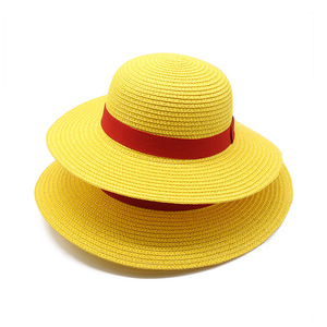 <span class=keywords><strong>Chapeau</strong></span> de paille jaune d'été pour fête et performance cosplay, pour fans d'anime, modèle One Piece (Roger, <span class=keywords><strong>Shanks</strong></span>, <span class=keywords><strong>Luffy</strong></span>) - Product Image 1