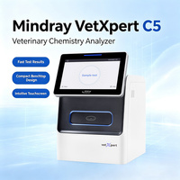 Analyseur de chimie vétérinaire de paillasse Mindray VetXpert C5, système de contrôle qualité en temps réel à 360 degrés, alarme intelligente pour des résultats fiables