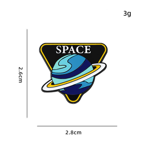Pins de Esmalte Duro de la <span class=keywords><strong>NASA</strong></span> con Diseño de Cohetes Espaciales, Insignia Metálica de Solapa de la Nave Espacial Saturn, Broche Vintage de Astronomía, Regalo para Fanáticos del Espacio - Product Image 4