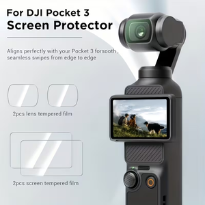 Protections d'écran en verre trempé AR de 0,25 mm pour DJI Pocket 3 |   Installation facile, ajustement précis, résistant aux rayures |   Approvisionnement en gros - Product Image 4