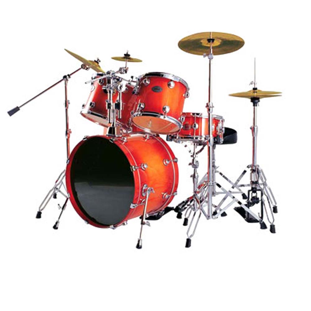 Полный полноразмерный красочный портативный барабанный набор для взрослых из 5 предметов (TM0052)