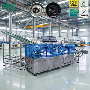 Máquina de Marcado Láser de Fibra Automática de Alta Precisión con Trazabilidad Anti-falsificación para Tapas de Latas de Bebidas Metálicas de Fácil Apertura - Product Image 1