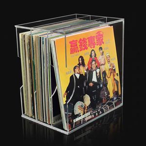 Portable Modern Acrylic Desktop Vinyl <strong>Records</strong> <strong>Storage</strong> Organizer Display Stand Eco-Friendly <strong>Record</strong> <strong>Storage</strong> <strong>Box</strong> - Product Image 3