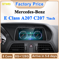 STWEI 2025 Nuevo Precio de Fábrica Reproductores Multimedia para Automóvil Android 14 de 7 Pulgadas para Mercedes Benz Clase E W207 A207 Navegación GPS CarPlay AUTO
