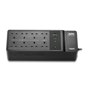 be850g2-uk Back-UPS, 850VA/520W แบบตั้งพื้น/ติดผนัง, 230V, ช่องเสียบ 8xBS1363A, พอร์ต USB Type A+C, แบตเตอรี่ที่เปลี่ยนได้โดยผู้ใช้ - Product Image 2