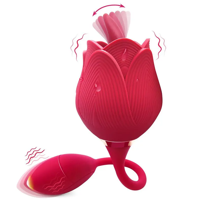 Commercio all'ingrosso Dropshipping con lingua rosa vibratore rosa vibrazione prodotti per adulti vibratore rosa con la lingua per le donne