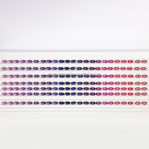 <span class=keywords><strong>Marquis</strong></span> coupe laboratoire ensemble saphir arc-en-ciel Bracelet collier bague avec petites pierres précieuses en vrac assorties spéciales - Product Image 2