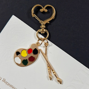 Palette de couleurs créative DIY, pinceaux pour la rentrée scolaire, tableaux à dessin, pendentifs, porte-clés, porte-clés pendentifs étudiant - Product Image 6