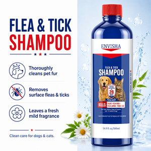 Champú Natural <span class=keywords><strong>para</strong></span> Mascotas, Fórmula Suave <span class=keywords><strong>No</strong></span> Irritante, Elimina el <span class=keywords><strong>Mal</strong></span> Olor, Lava el Pelo, Elimina Pulgas y Garrapatas, <span class=keywords><strong>para</strong></span> Perros y Gatos - Product Image 3