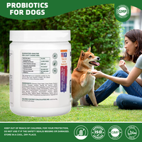 En stock : Probiotique premium pour chiens avec enzymes digestives pour la santé intestinale, soulage les gaz et la diarrhée, et soutient l'immunité